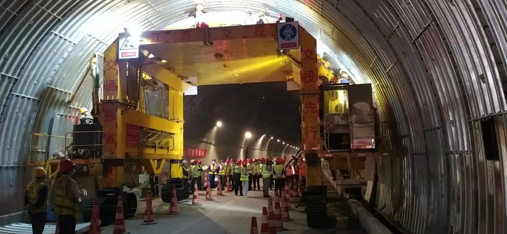 江西九岭山隧道加固安全监测